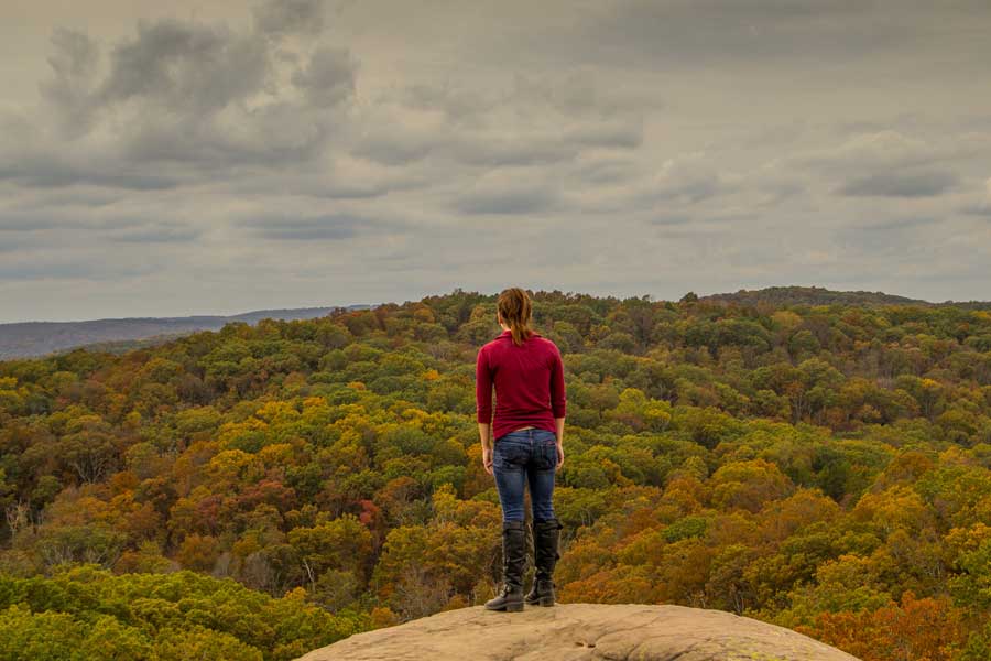 Garden Of The Gods Illinois In The Shawnee National Forest